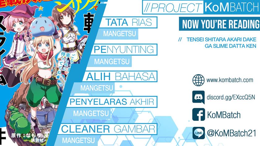 Tensei Shitara Akari dake ga Slime Datta Ken Chapter 01 Bahasa Indonesia