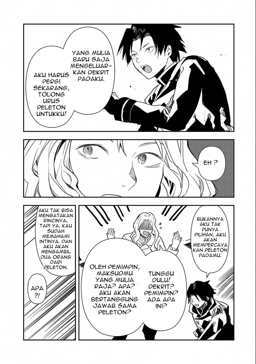 Tensei Shitara Heishi Datta? Akai Shinigami to Yobareta Otoko (When I Reincarnated I Was a Soldier?! ~A Man Called the Red Shinigami~) chapter 4
