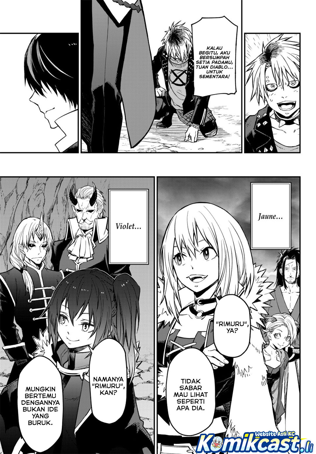 Tensei Shitara Slime Datta Ken Chapter 133 Bahasa Indonesia