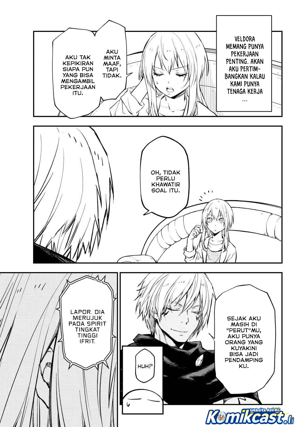 Tensei Shitara Slime Datta Ken Chapter 134 Bahasa Indonesia