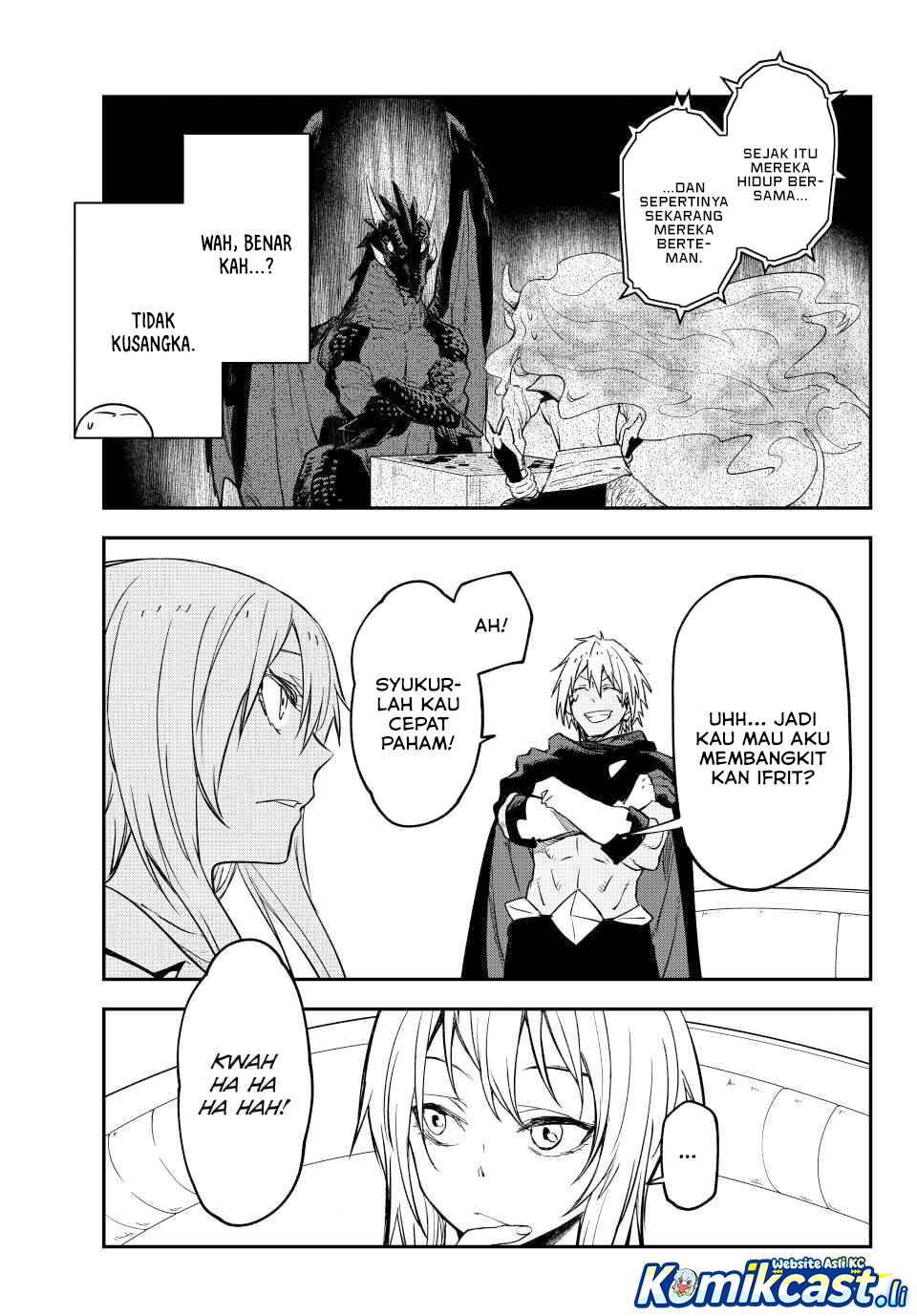 Tensei Shitara Slime Datta Ken Chapter 134 Bahasa Indonesia