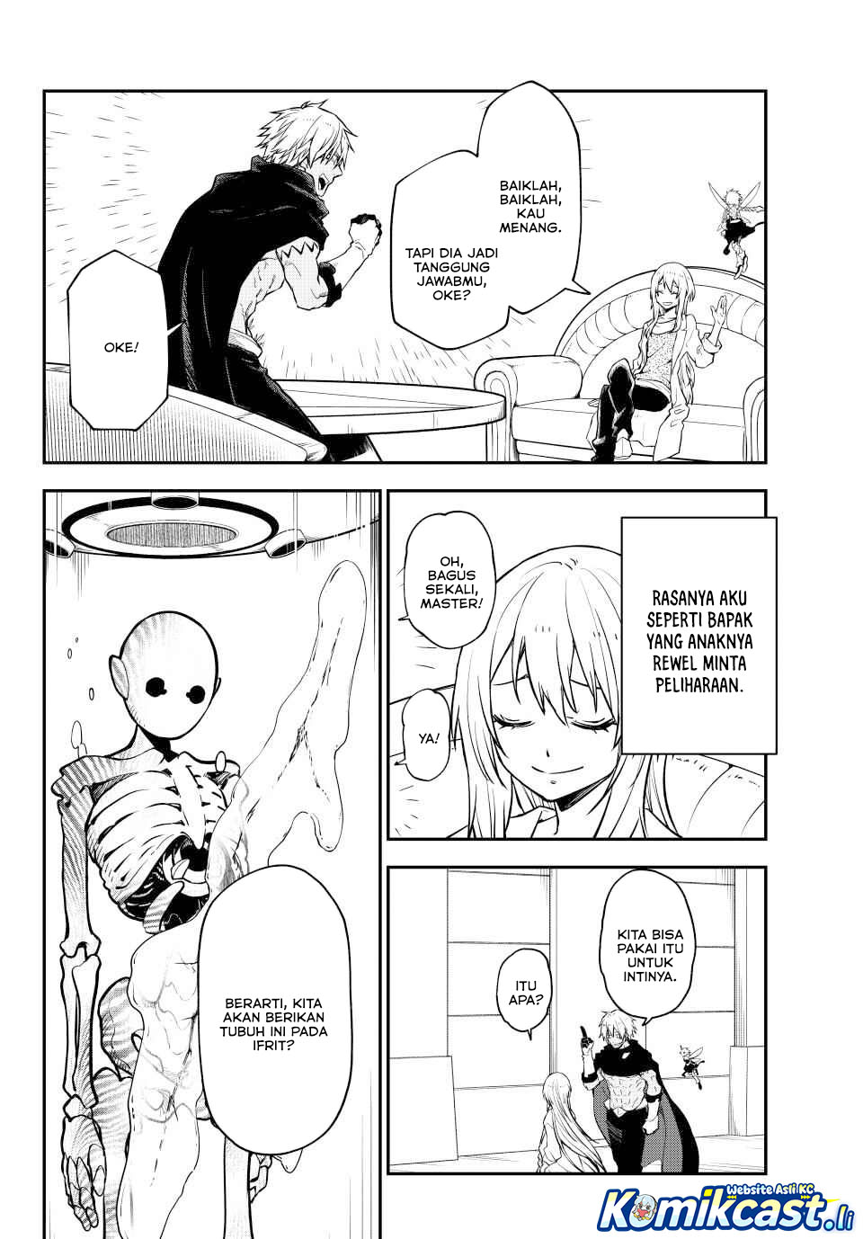 Tensei Shitara Slime Datta Ken Chapter 134 Bahasa Indonesia