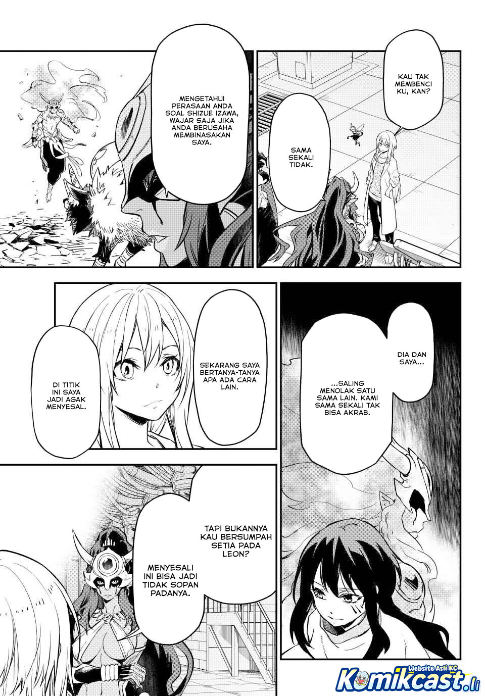 Tensei Shitara Slime Datta Ken Chapter 134 Bahasa Indonesia