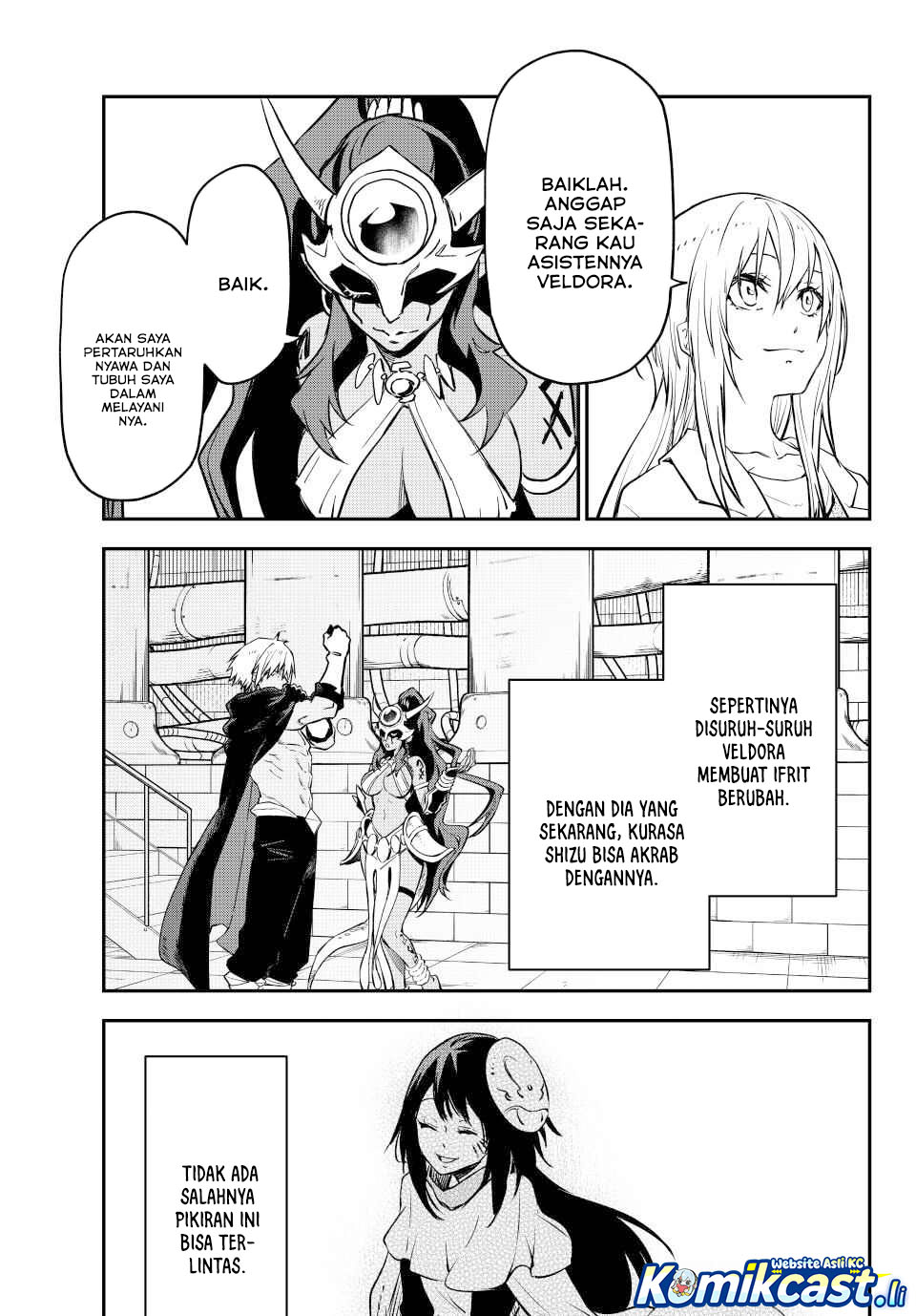 Tensei Shitara Slime Datta Ken Chapter 134 Bahasa Indonesia