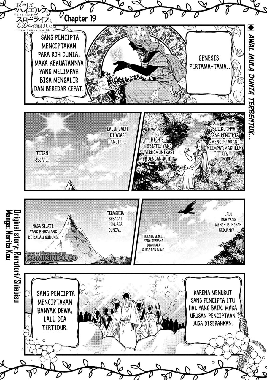 Tensei Shite High Elf ni Narimashitaga, Slow Life wa 120-nen de Akimashita chapter 19