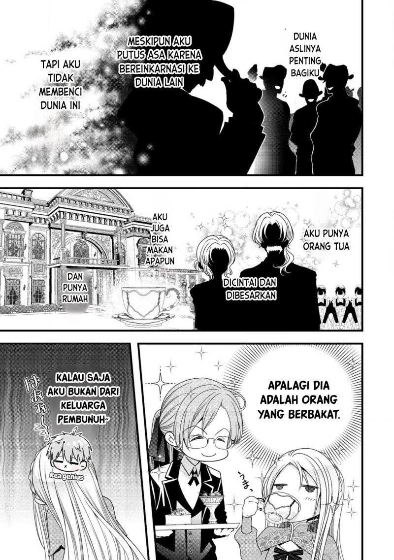 Tensei shita Onna Mafia wa Isekai de Heibon ni Kurashitai – Asashin Ikka no Hakushaku Reijou desu ga, Denshi to Akuma na Danchou ga Tsukimatottekimasu chapter 1