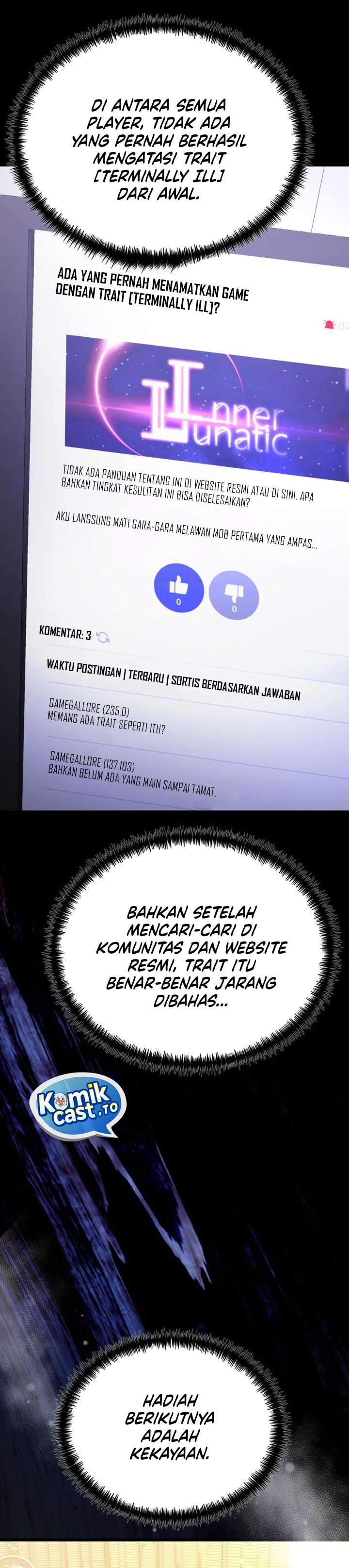 Terminally-Ill Genius Dark Knight Chapter 126 Bahasa Indonesia