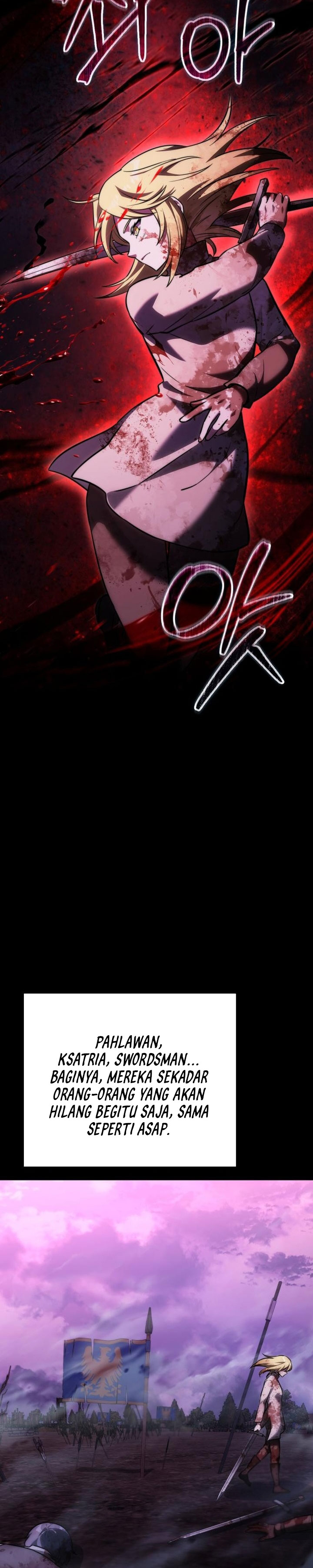 Terminally-Ill Genius Dark Knight Chapter 128 Bahasa Indonesia