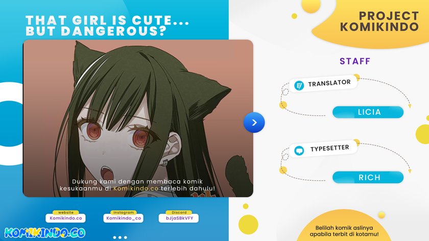 That Girl is Cute… but Dangerous? Chapter 13 Bahasa Indonesia