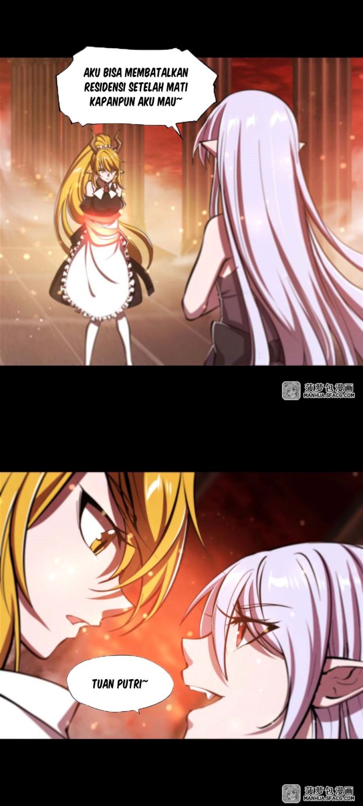 The Blood Princess And The Knight Chapter 215 Bahasa Indonesia