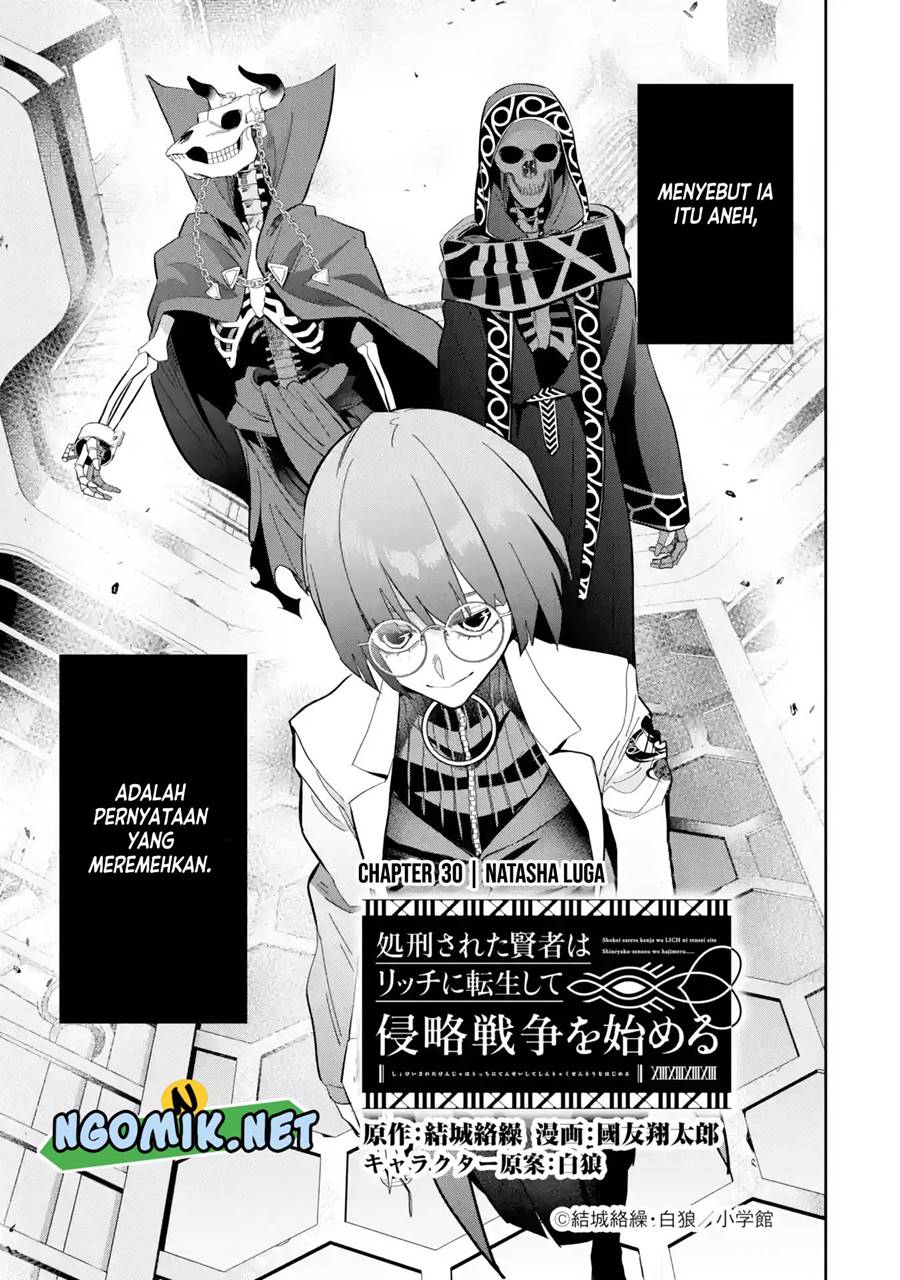 The Executed Sage is Reincarnated as a Lich and Starts an All-Out War Chapter 30 Bahasa Indonesia
