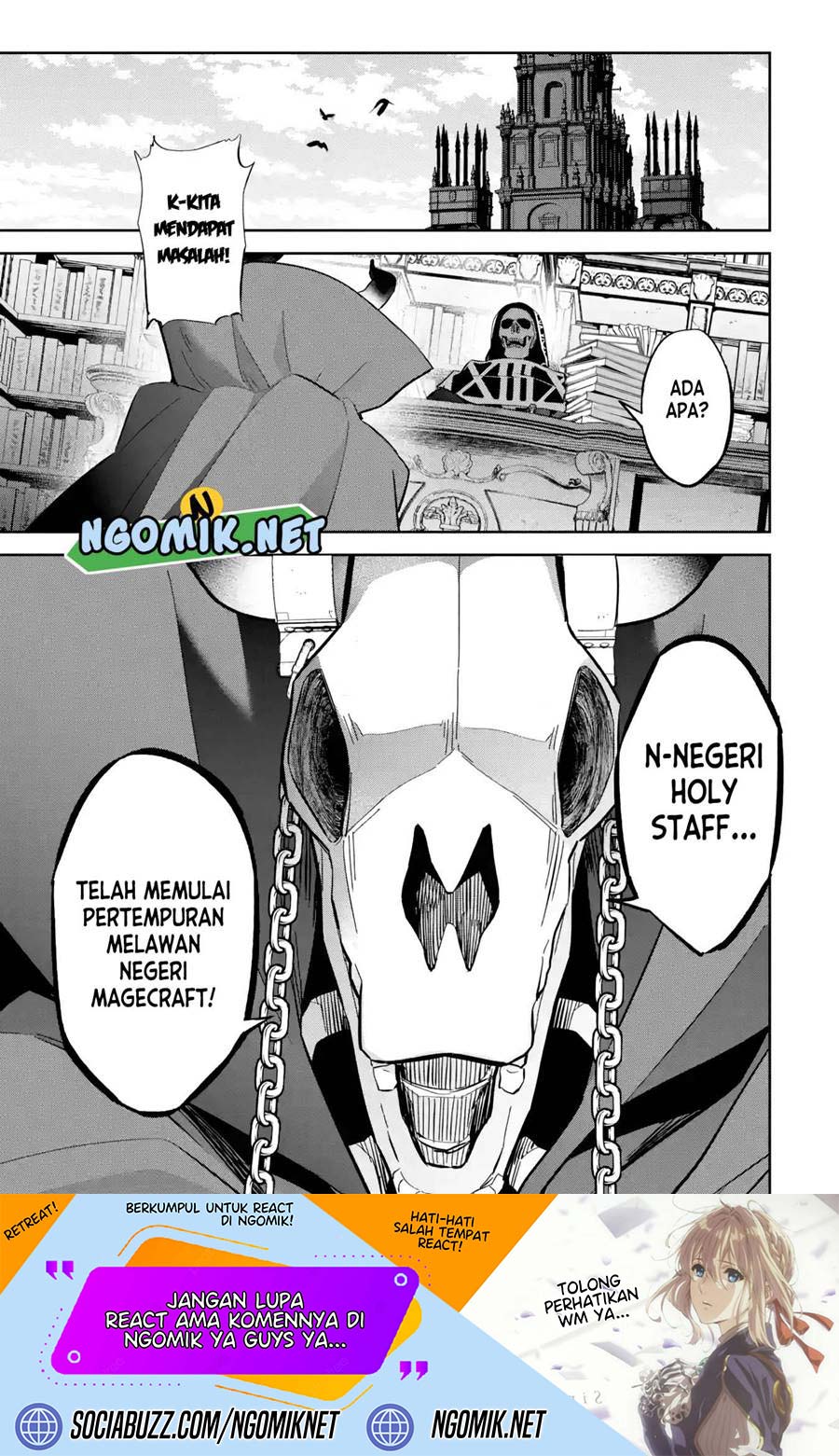 The Executed Sage is Reincarnated as a Lich and Starts an All-Out War Chapter 30 Bahasa Indonesia