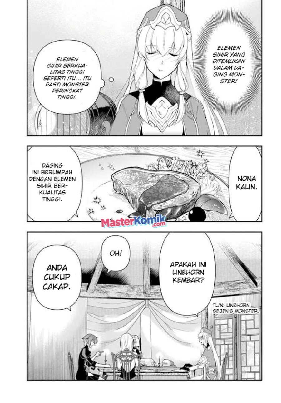 The Frontier Alchemist ~ I Can’t Go Back to That Job After You Made My Budget Zero Chapter 12.2 Bahasa Indonesia