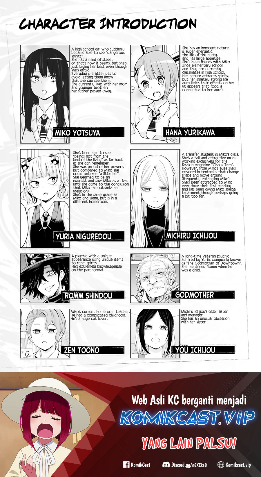 The Girl Who See It (Mieruko-chan) Chapter 50.5 Bahasa Indonesia