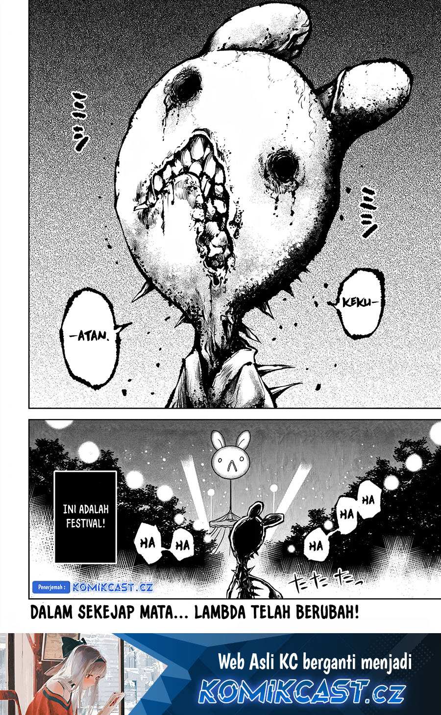 The Girl Who See It (Mieruko-chan) Chapter 59 Bahasa Indonesia