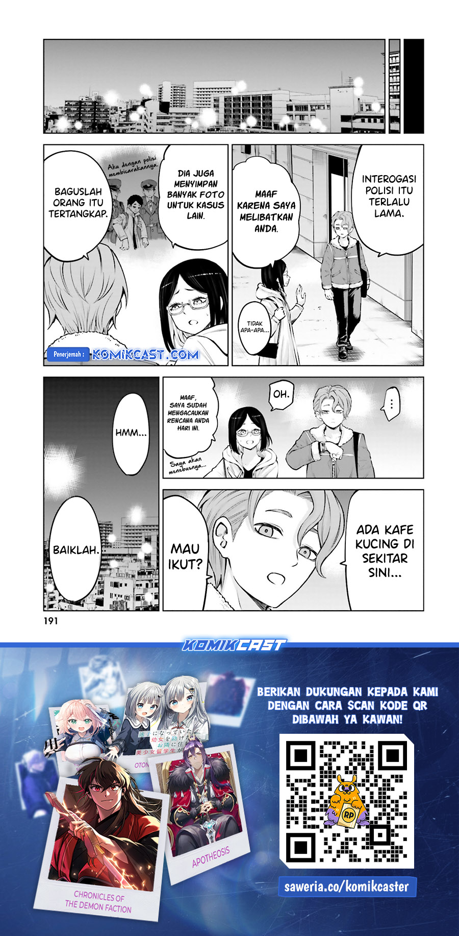 The Girl Who See It (Mieruko-chan) Chapter 60.5 Bahasa Indonesia