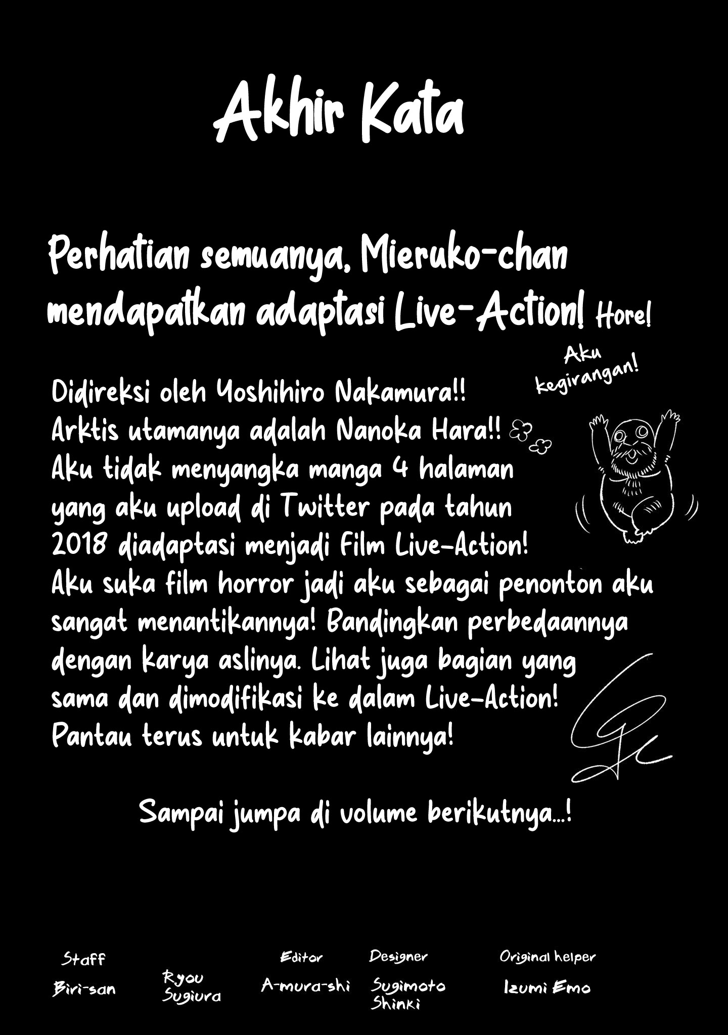 The Girl Who See It (Mieruko-chan) Chapter 60.5 Bahasa Indonesia