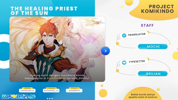 The Healing Priest Of The Sun Chapter 20 Bahasa Indonesia