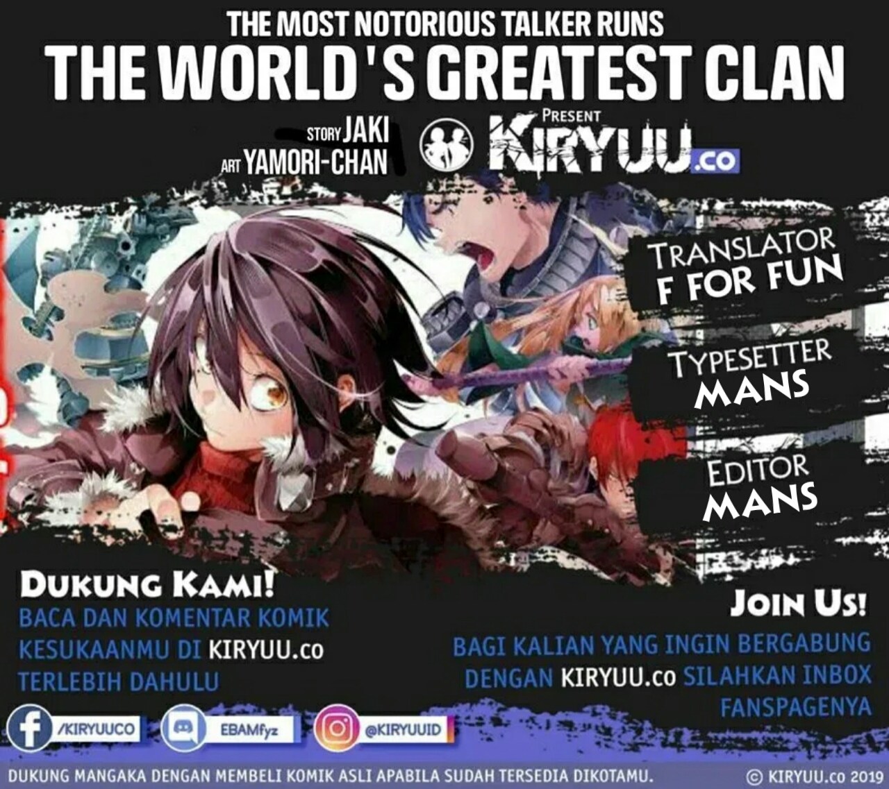 The Most Notorious “Talker” Runs the World’s Greatest Clan Chapter 08 Bahasa Indonesia