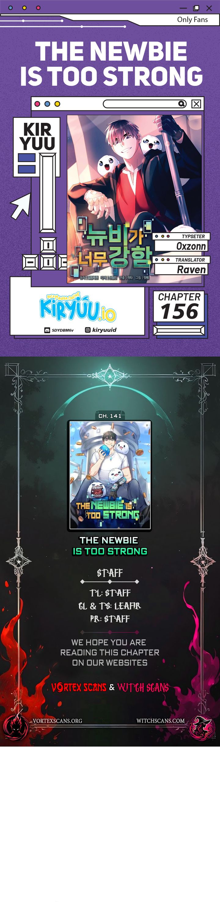 The Newbie Is Too Strong Chapter 156 Bahasa Indonesia