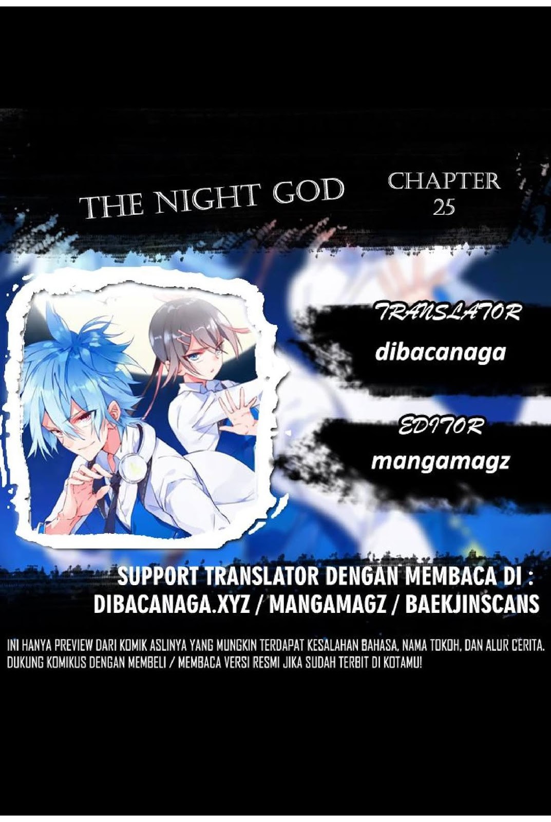 The Night’s God Chapter 25 Bahasa Indonesia