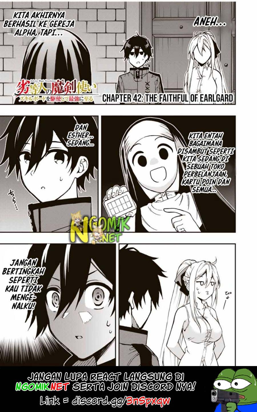 The Reincarnated Inferior Magic Swordsman Chapter 42 Bahasa Indonesia