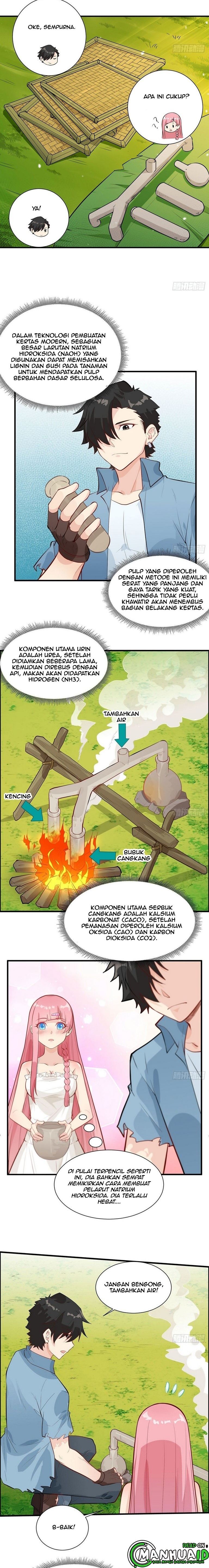 The Rest of My Life on the Desert Island Chapter 34 Bahasa Indonesia