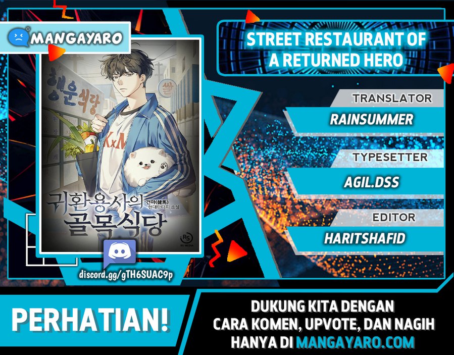 The Returning Warrior’s Alley Restaurant Chapter 17.2 Bahasa Indonesia