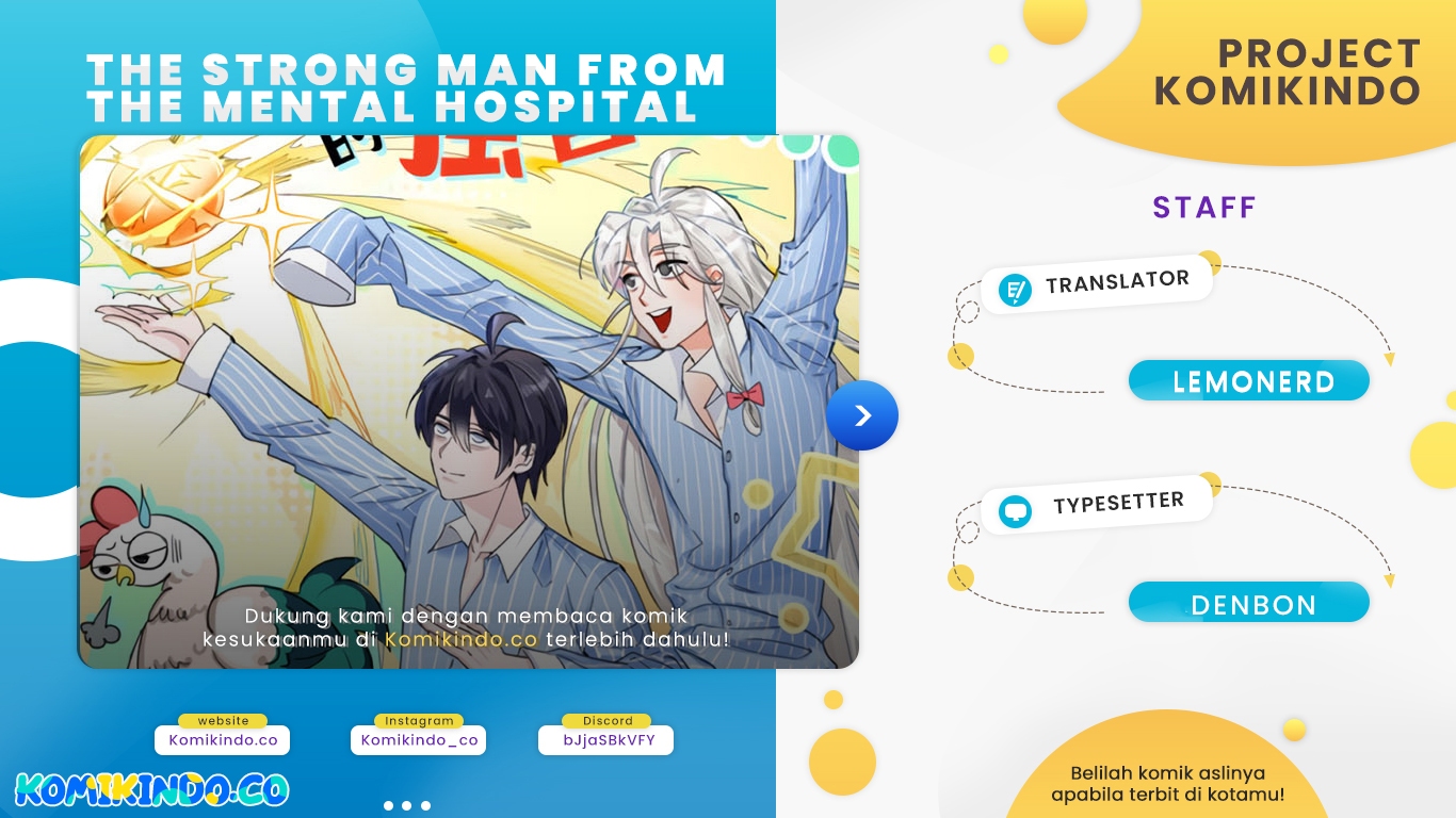 The Strong Man From the Mental Hospital Chapter 103 Bahasa Indonesia
