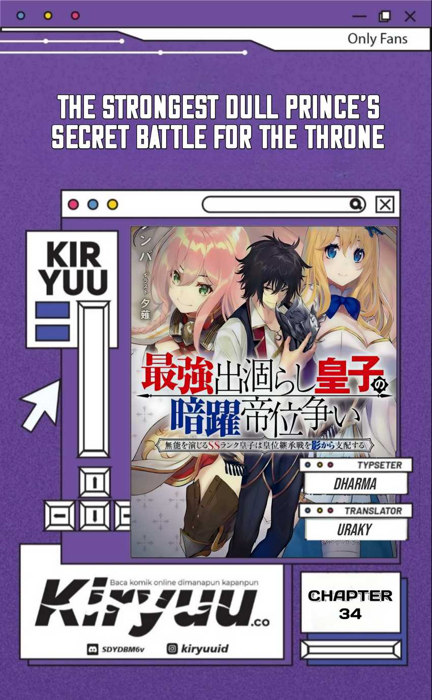 The Strongest Dull Prince’s Secret Battle for the Throne Chapter 34 Bahasa Indonesia