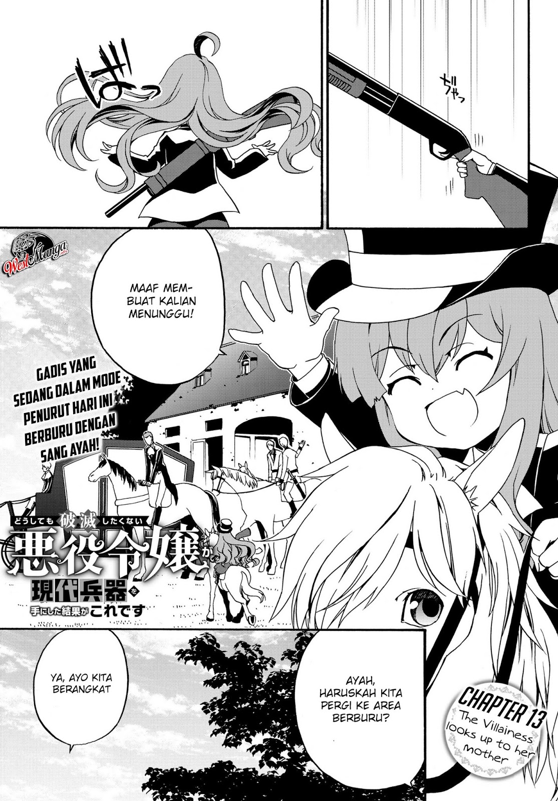 The Villainess Will Crush Her Destruction End Through Modern Firepower chapter 13