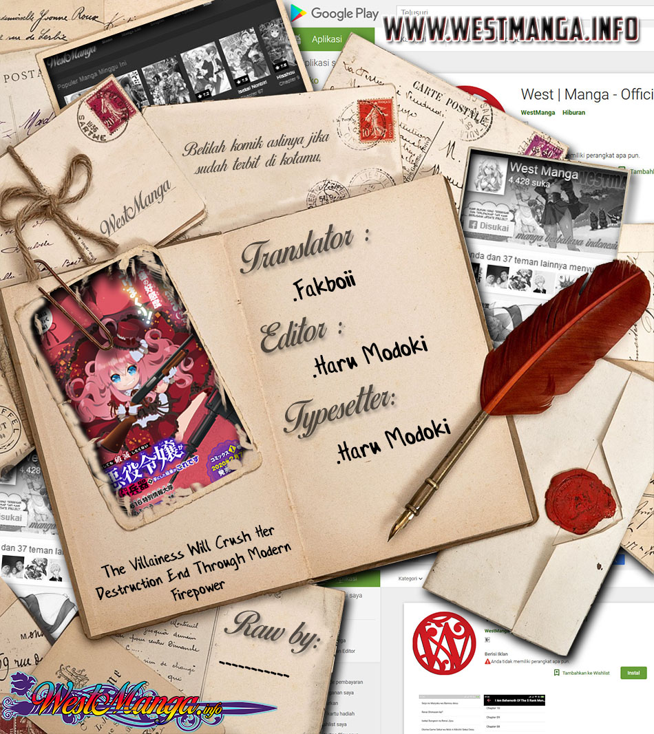 The Villainess Will Crush Her Destruction End Through Modern Firepower chapter 13