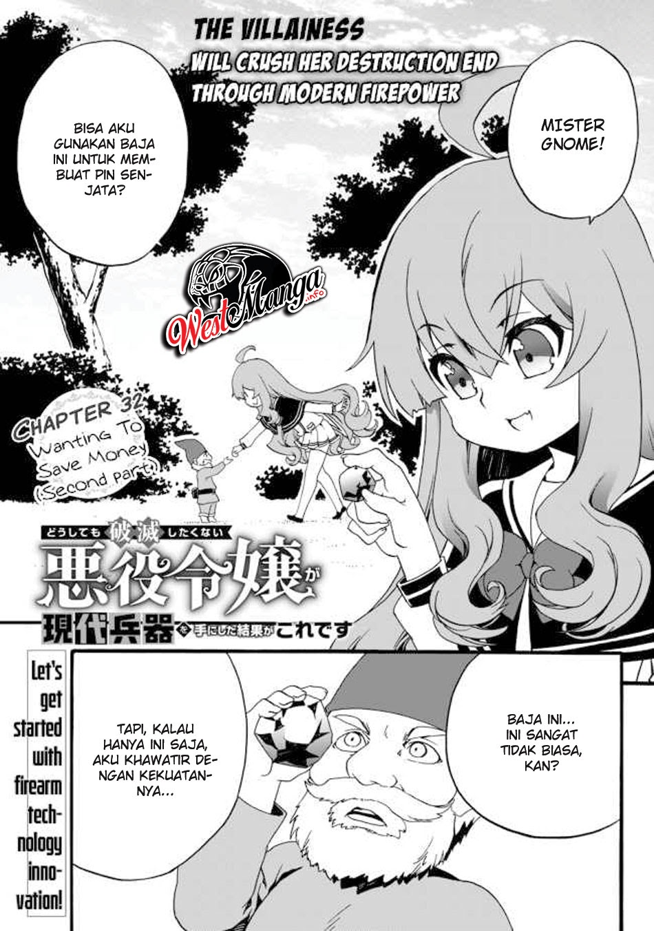 The Villainess Will Crush Her Destruction End Through Modern Firepower Chapter 32 Bahasa Indonesia