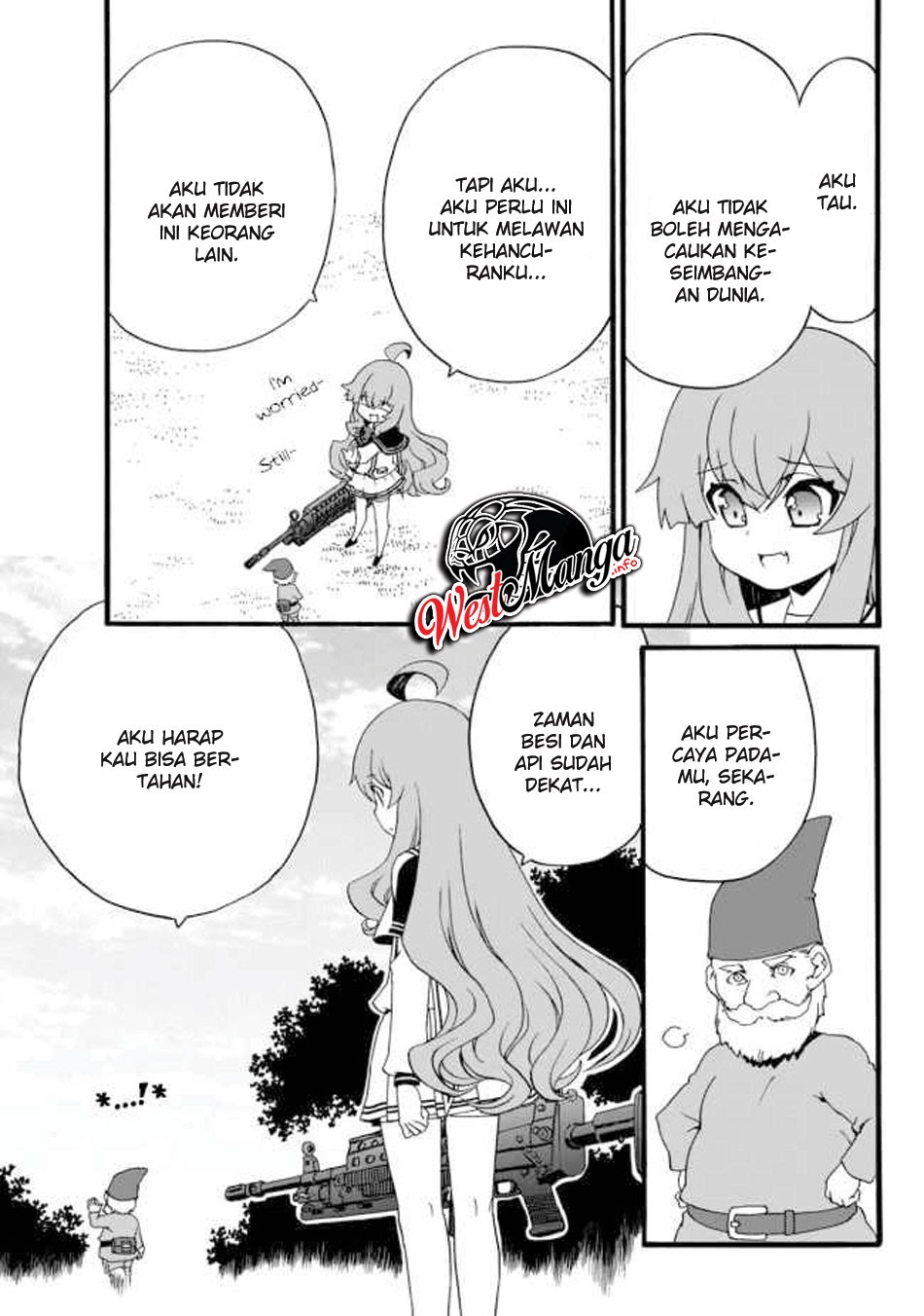 The Villainess Will Crush Her Destruction End Through Modern Firepower Chapter 32 Bahasa Indonesia