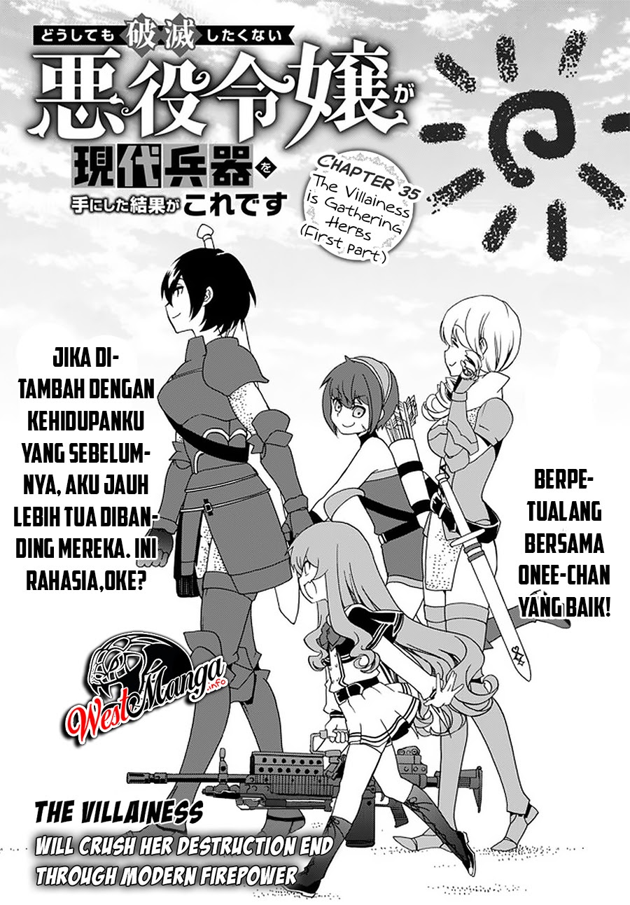 The Villainess Will Crush Her Destruction End Through Modern Firepower chapter 35