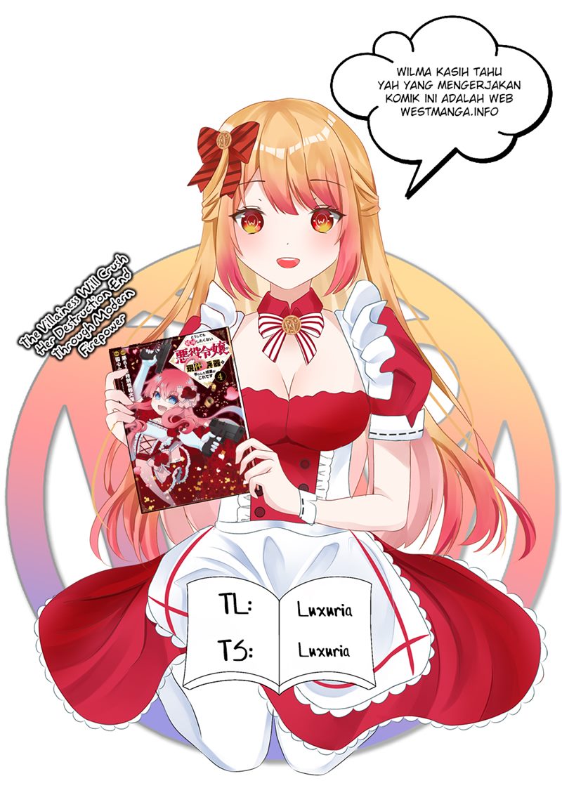 The Villainess Will Crush Her Destruction End Through Modern Firepower Chapter 66 Bahasa Indonesia