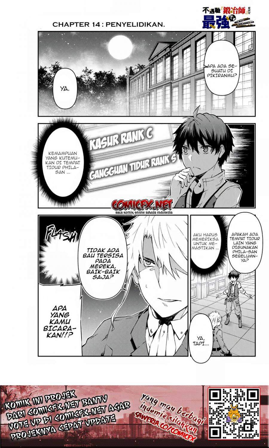 The Weakest Occupation “Blacksmith,” but It’s Actually the Strongest Chapter 14 Bahasa Indonesia