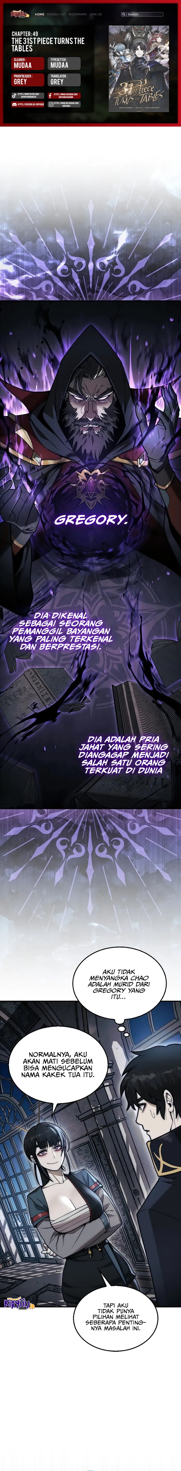 The 31st Piece Turns the Tables Chapter 49 Bahasa Indonesia