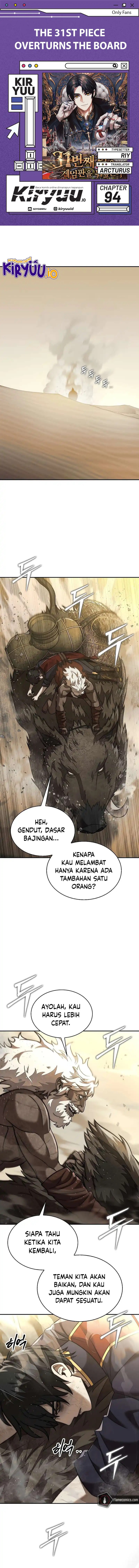 The 31st Piece Turns the Tables Chapter 94 Bahasa Indonesia