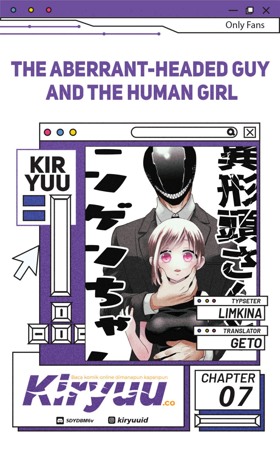 The Aberrant-Headed Guy and the Human Girl chapter 7