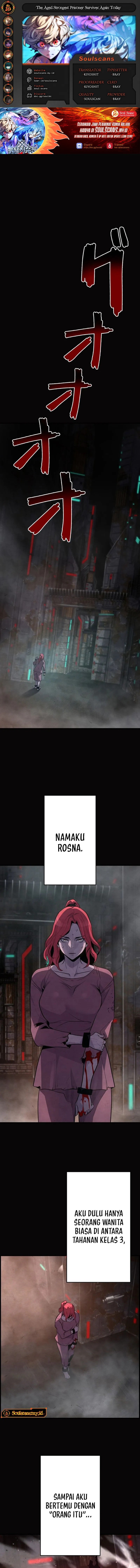 The Aged Strongest Prisoner Survives Again Today Chapter 12 Bahasa Indonesia