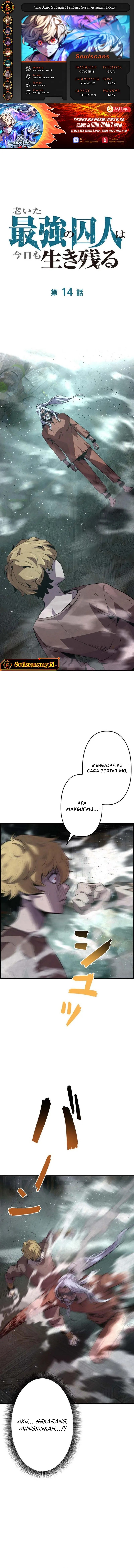 The Aged Strongest Prisoner Survives Again Today Chapter 14 Bahasa Indonesia
