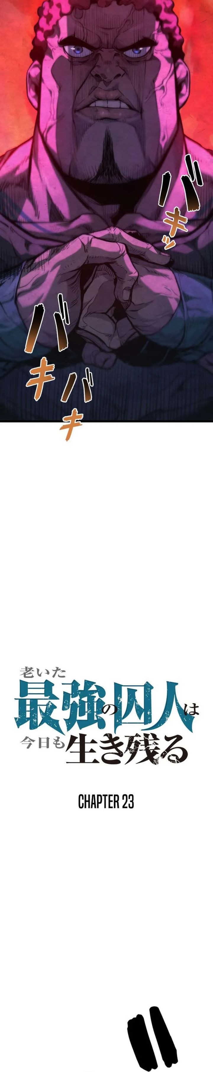 The Aged Strongest Prisoner Survives Again Today Chapter 23 Bahasa Indonesia