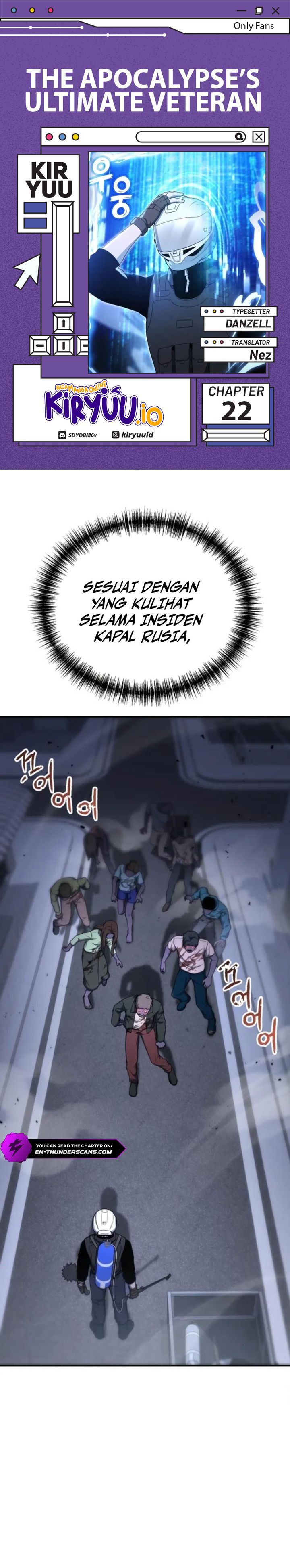 The Apocalypse’s Ultimate Veteran Chapter 22 Bahasa Indonesia