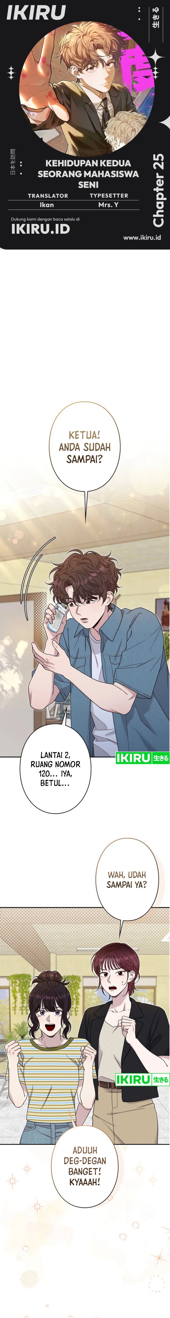 The Art Student Who Lived Twice Chapter 25 Bahasa Indonesia