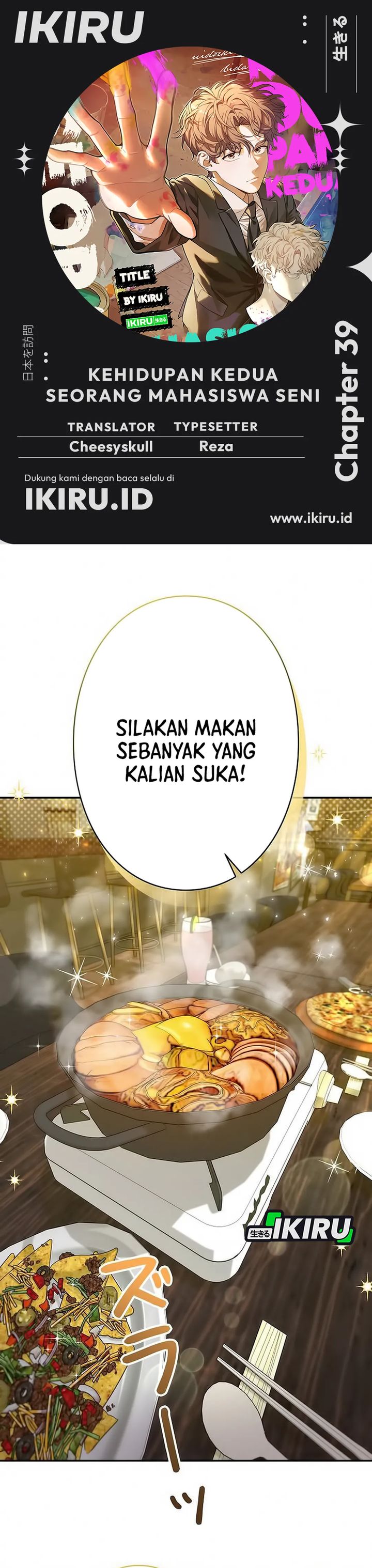 The Art Student Who Lived Twice Chapter 39 Bahasa Indonesia