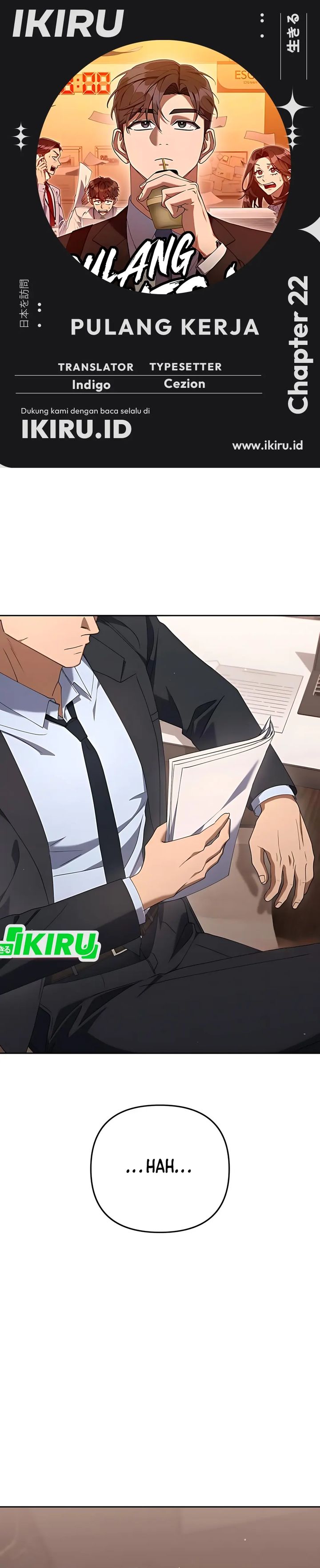 The Art of Leaving Work on Time (Off Work Today Too) Chapter 22 Bahasa Indonesia