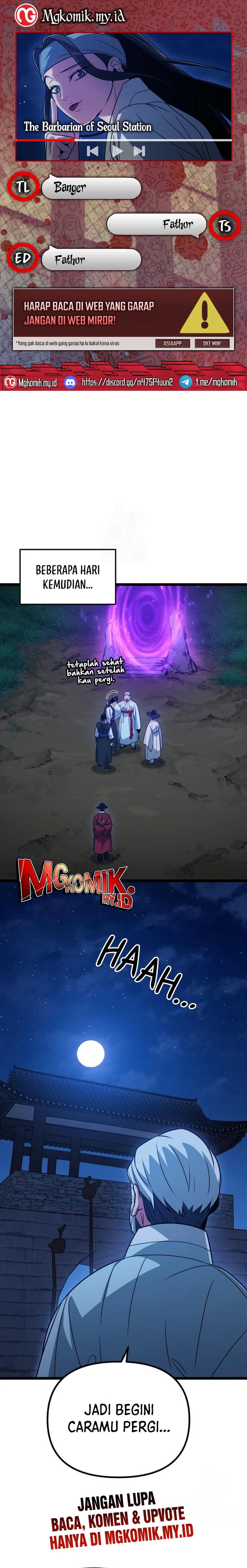 The Barbarian of Seoul Station Chapter 22 Bahasa Indonesia