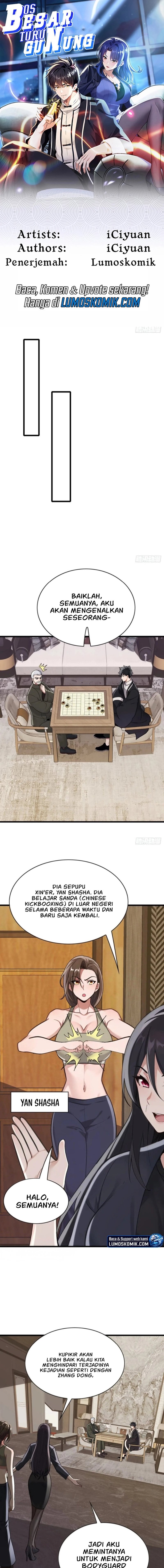 The Big Boss Comes Down the Mountain: Starting as a Male Secretary Chapter 38 Bahasa Indonesia