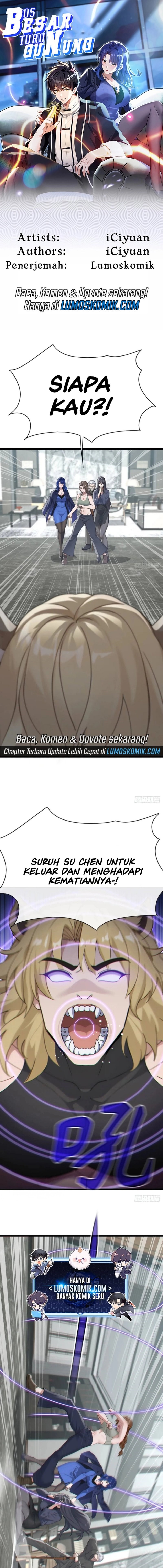 The Big Boss Comes Down the Mountain: Starting as a Male Secretary Chapter 39 Bahasa Indonesia